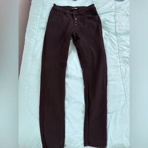 Washed Black Denim Jeans